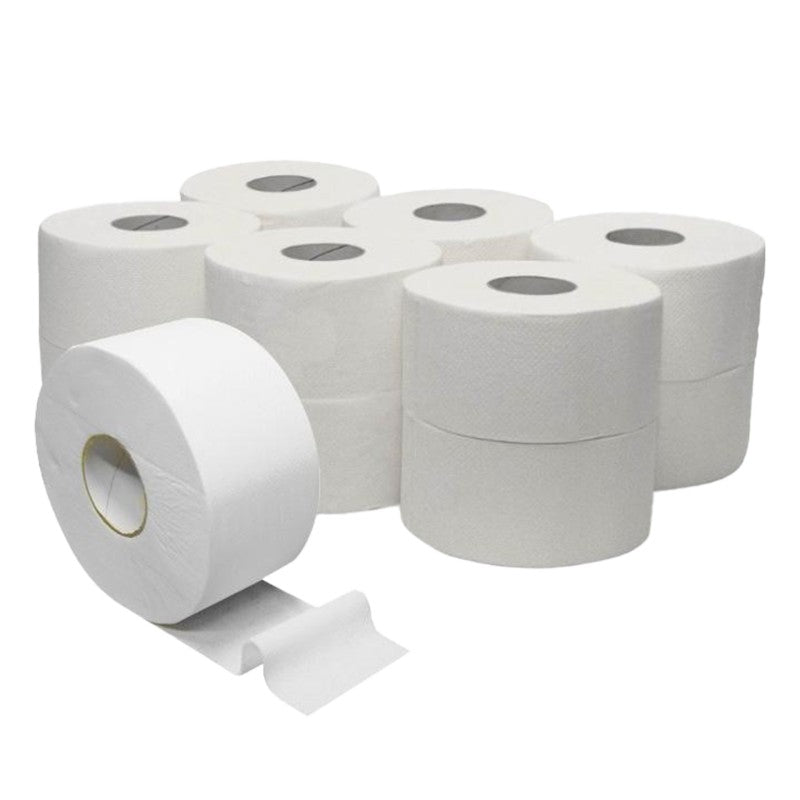 12 Rotoli di Carta Igienica Jumbo mini in Pura Cellulosa