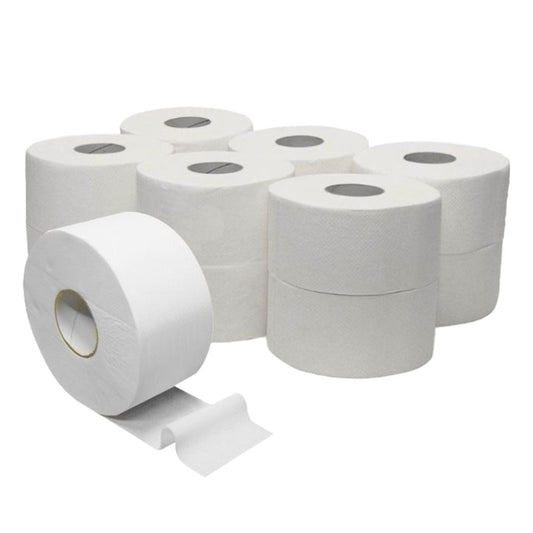 12 Rotoli di Carta Igienica Jumbo mini in Pura Cellulosa
