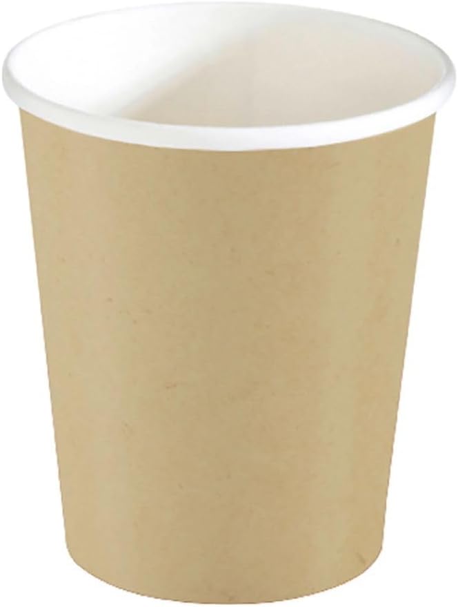 Bicchieri in carta avana 250ml 50pz