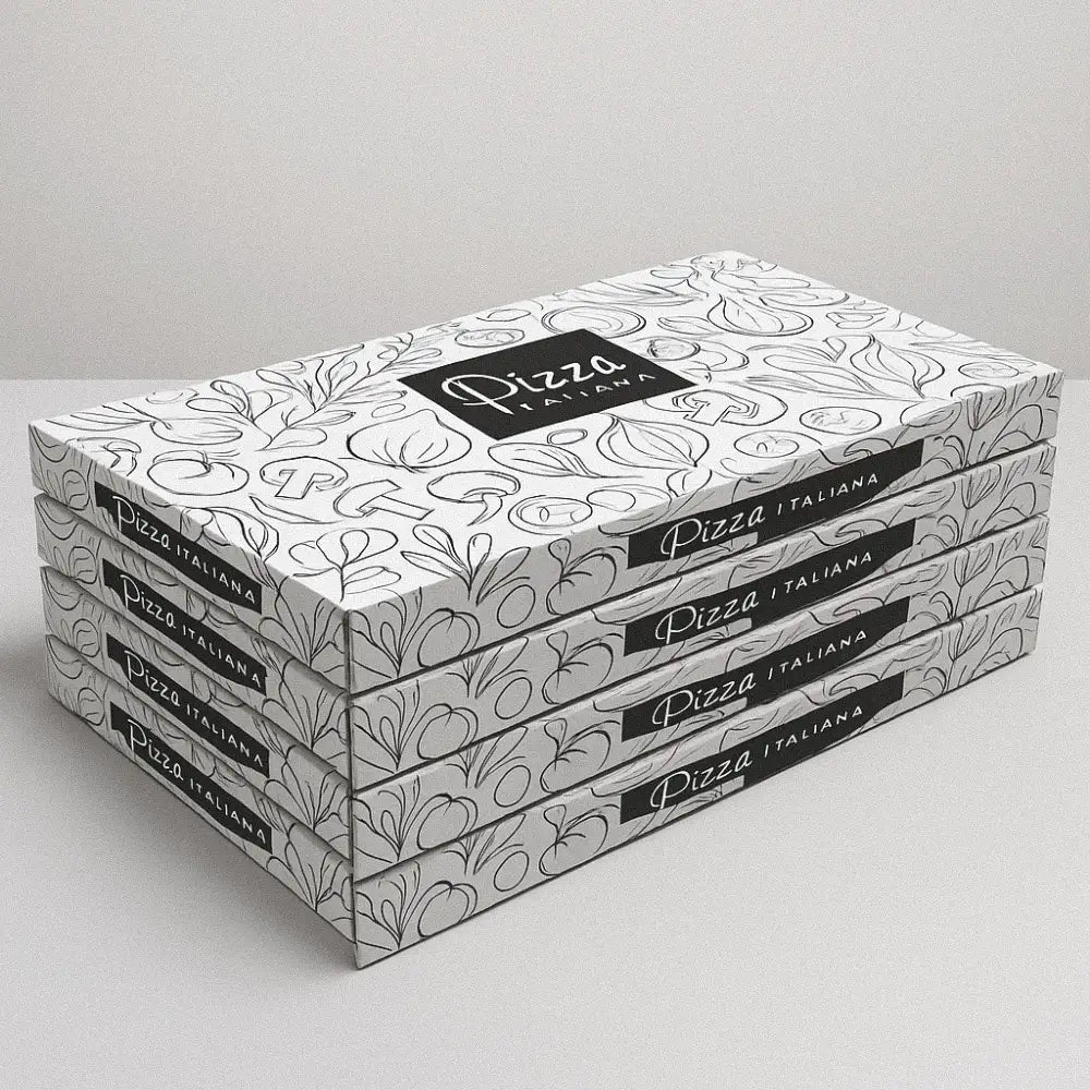 50 Cartoni pizza da asporto