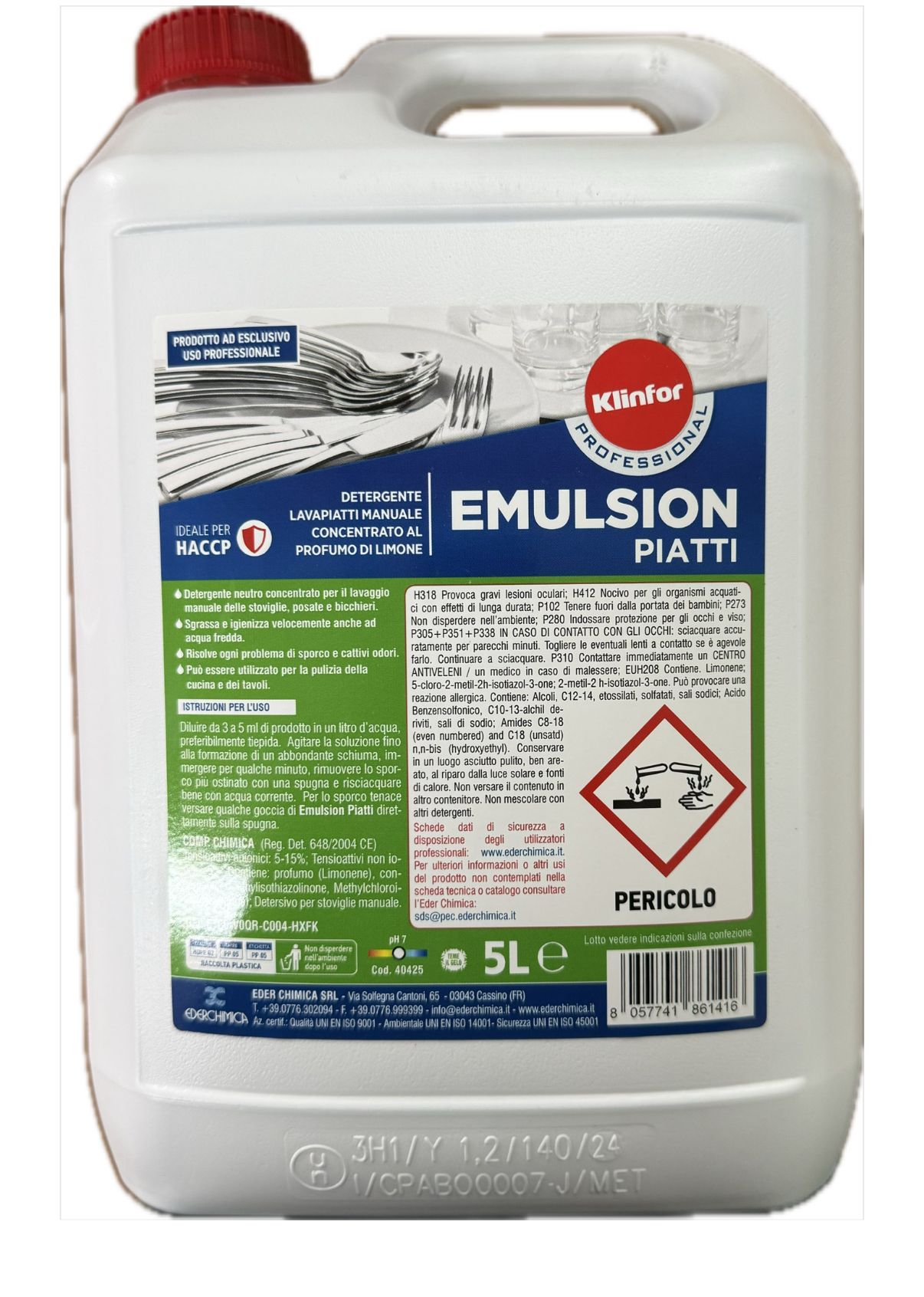 Lavapiatti a mano 5L