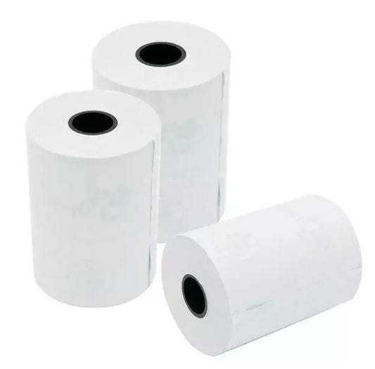 50 rotolo termici 57x30 foro 12 omologati per registratore cassa